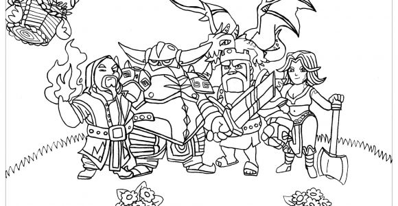Coloriage De Clash Royale Coloriage Clash Royale Zappy