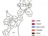 Coloriage De Clown Gratuit A Imprimer Coloriage Magique Clown 2 Addition
