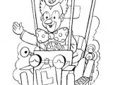 Coloriage De Clown Gratuit A Imprimer Le Gentil Clown Conduit son Dr´le De Petite Voiture Une