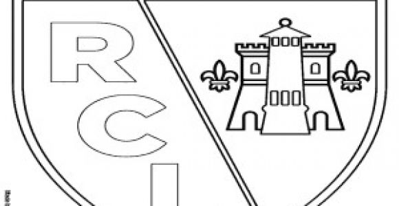 Coloriage De Club De Foot Coloriage Logo Du Racing Club De Lens Club De Football De Lens