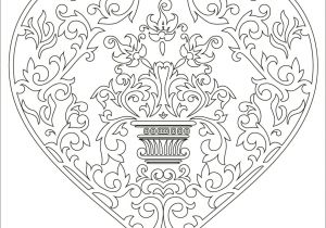 Coloriage De Coeur D Amour A Imprimer Image De Coeur D Amour Gratuit   Dessiner Artherapie