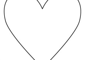 Coloriage De Coeur Simple Coloriage De Coeur Simple A Imprimer