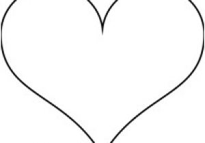 Coloriage De Coeur Simple Gabarit Un Coeur Simple à Colorier Ou à Découper Dory