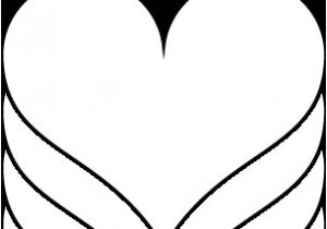 Coloriage De Coeur Simple Gabarit Un Coeur Simple à Colorier Ou à Découper Dory