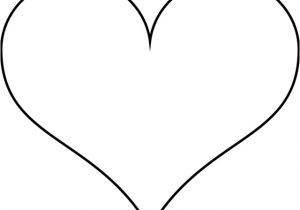 Coloriage De Coeur Simple Gabarit Un Coeur Simple à Colorier Ou à Découper Dory