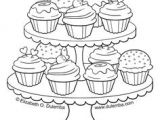 Coloriage De Cupcake à Imprimer Babeczki