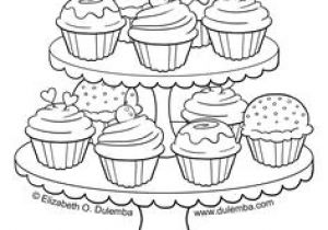 Coloriage De Cupcake à Imprimer Babeczki