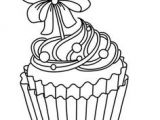 Coloriage De Cupcake à Imprimer Babeczki