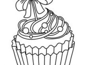 Coloriage De Cupcake à Imprimer Babeczki