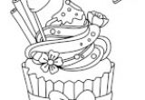 Coloriage De Cupcake Facile Coloriage Cupcake Magique Cupcakes Pinterest