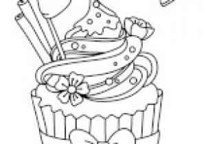 Coloriage De Cupcake Facile Coloriage Cupcake Magique Cupcakes Pinterest
