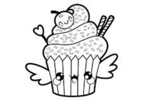 Coloriage De Cupcake Kawaii C³mo Dibujar Un Cupcake Otros