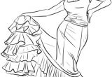 Coloriage De Danseuse Espagnole Coloriage Danseuse Espagnole