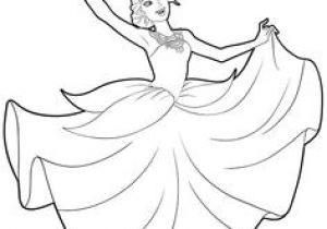Coloriage De Danseuse étoile Giselle Main Character Of the Ballet Barbie Printable