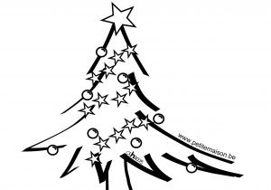 Coloriage De Danseuse étoile Sapin De Noel Dessin Moderne