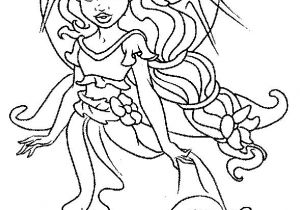 Coloriage De Fées Gratuit Coloriage A Imprimer La Fee Au Long Cheveux Gratuit Et