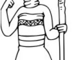Coloriage De Femme Africaine Coloriage Femme Hawaï à Imprimer