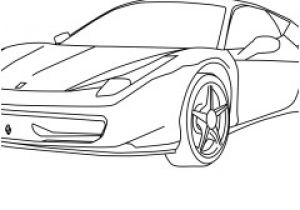 Coloriage De Ferrari 458 Italia A Imprimer Coloriage De Voiture   Imprimer