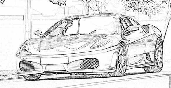 Coloriage De Ferrari F430 A Imprimer Coloriages   Imprimer Ferrari Numéro