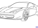 Coloriage De Ferrarie A Imprimer Coloriage Ferrari Gratuit   Imprimer