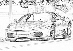 Coloriage De Ferrarie A Imprimer Ferrari Coloriages Des Transports Page 2