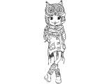 Coloriage De Fille De Mode Coloriage De Fille De Mode Hiver Pour Colorier Coloritou