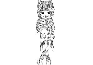 Coloriage De Fille De Mode Coloriage De Fille De Mode Hiver Pour Colorier Coloritou