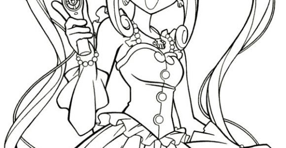 Coloriage De Fille Kawaii Dessin Fille Kawaii Facile Disney