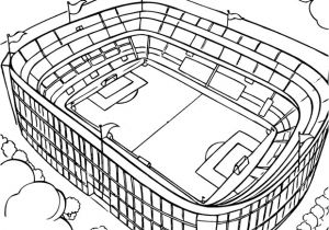 Coloriage De Foot Gratuit à Imprimer Dessin Stade De Football