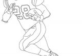 Coloriage De Football Américain Coloriage Football Americain Joueur De Football Americain