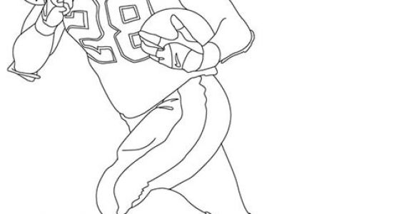 Coloriage De Football Américain Coloriage Football Americain Joueur De Football Americain