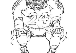Coloriage De Football Américain Coloriage Joueur De Football Américain A Imprimer Gratuit