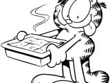 Coloriage De Garfield A Imprimer Dessin De Coloriage Garfield   Imprimer Cp