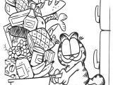 Coloriage De Garfield A Imprimer Dessin De Coloriage Garfield   Imprimer Cp