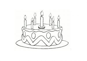 Coloriage De Gateau D Anniversaire 7 Ans Coloriage G¢teau Anniversaire 7 Ans