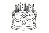 Coloriage De Gateau D Anniversaire à Imprimer Coloriage Gateau Anniversaire Jecolorie