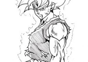 Coloriage De Gogeta A Imprimer Ultra Instinct Maîtrisé En Dessin