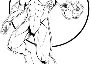 Coloriage De Green Lantern Green Lantern Green Lantern Flying In the Sky Coloring