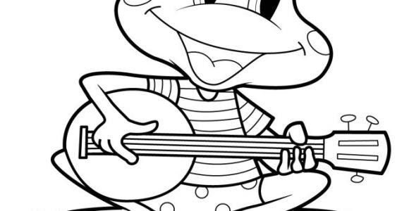Coloriage De Grenouille à Imprimer Coloriage Grenouille Musicien Dessin Gratuit à Imprimer