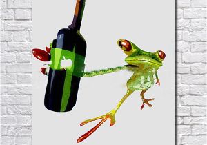 Coloriage De Grenouille Gratuit Acheter Dessin  La Main Abstraite Grenouille Boire Du Vin S Peint  La Main De Grandes Peintures  L Huile Sur toile S De $7 16 Du Ouweili