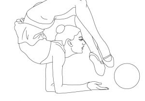 Coloriage De Gymnastique Au sol Coloriage Gymnastique Coloriages Coloriage  Imprimer Gratuit