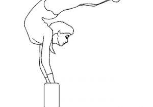 Coloriage De Gymnastique Au sol Coloriage Gymnastique Poutre Dessin Gratuit   Imprimer
