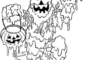 Coloriage De Halloween Qui Fait Peur Dessins De Monstres   Colorier