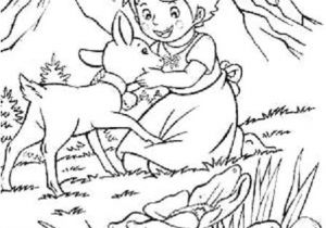 Coloriage De Heidi Gratuit Coloriage Biche Et Faon Chevreuils Coloriages   Imprimer Gratuits