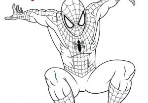 Coloriage De Iron Man A Imprimer Coloriage Spiderman En Train De Sauter Sur son Ennemi