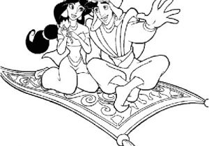 Coloriage De Jasmine Et Aladin Coloriage Princesse Jasmine Et Aladdin Fly