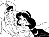 Coloriage De Jasmine Et Aladin Coloriage Princesse Jasmine Et Aladdin