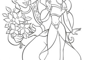 Coloriage De Jasmine Gratuit Coloriage Aladdin Fleurs Pour Jasmine Dessin Gratuit à