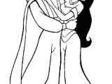 Coloriage De Jasmine Gratuit Coloriage Jasmine Et Aladin Dessin Gratuit à Imprimer