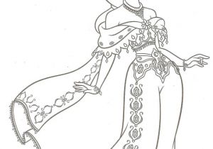 Coloriage De Jasmine Gratuit Coloriage La Ravissante Jasmine Dessin Gratuit à Imprimer